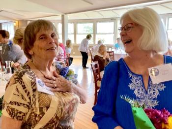 Judy Boyes, left, and Nancy Aho. Courtesy of St. Andrews Auxiliary