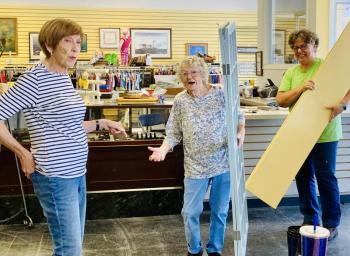 Moving day to new shop. Courtesy of St. Andrews Auxiliary