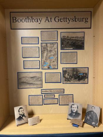 More of Campbell’s exhibit. JOSEPH CHARPENTIER/Boothbay Register