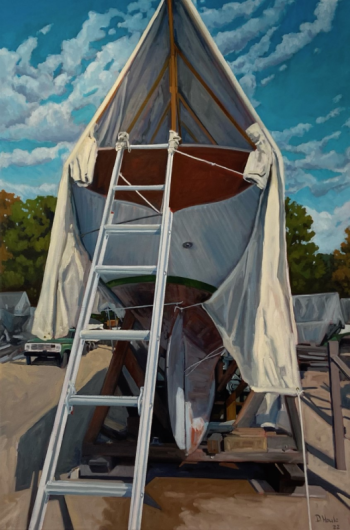 One of Jefferson-based artist Doug Houle’s oil paintings in the upcoming show. Courtesy photo Doug Houle