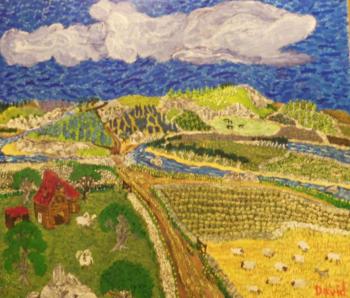 David Dupree’s “The Goats Kingdom WInter,” 2022 at Studio 53.