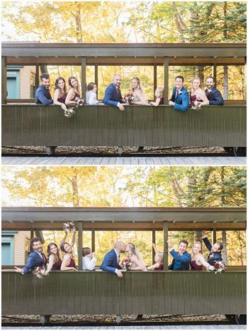 Wedding party train at Boothbay Railway Village! Bob Crink photo
