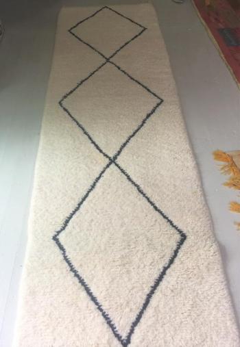 One example of the gorgeous Moroccan rugs at Kerr-Jones Fine Art & Craft. LISA KRISTOFF/Boothbay Register
