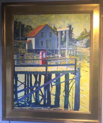 “Icons: Pratts Landing” - oil on canvas - John M. T. Seitzer John M.T. Seitzer