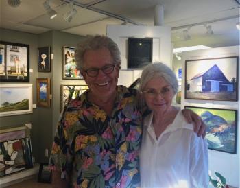 Artists John and Lynne Seitzer of Joy to the Wind. LISA KRISTOFF/Boothbay Register