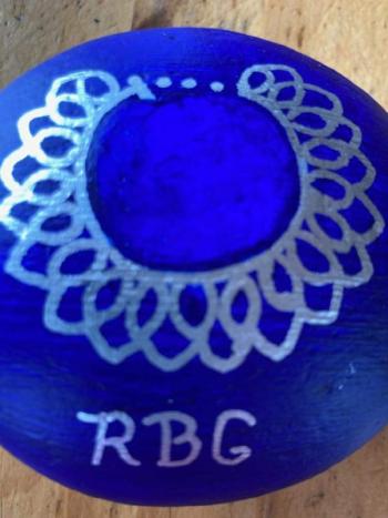 The Ruth Bader Ginsburg rock. Courtesy of Mari McGuire