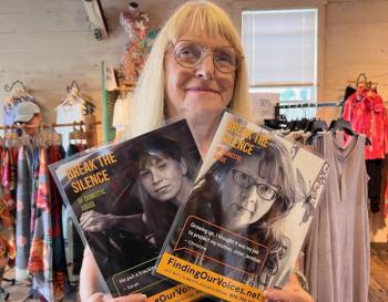 Lindy Bragg of Calypso asked for two of the 11” x16”’s. Patrisha McLean photo