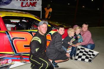 Late Model winner Will Collins. Peter Taylor photo