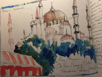Mosque in Istanbul, Turkey.