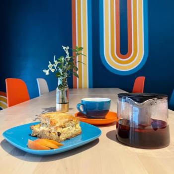 The Perch Cafe & Bakery in Waldoboro will sell sweet and savory treats, and hot beverages at the Democrats’ party on Oct. 15. Courtesy of Perch Cafe & Bakery