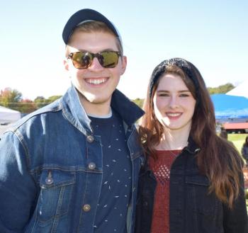 Liam Kent and Michaella Casey loved the event. LISA KRISTOFF/Boothbay Register