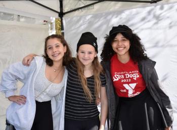 Y Arts kids. LISA KRISTOFF/Boothbay Register