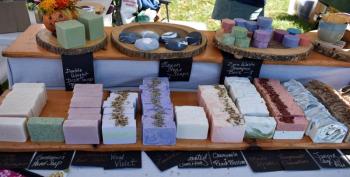 Maidenhair & Moss’ gorgeous soaps were there from Cushing. LISA KRISTOFF/Boothbay Register