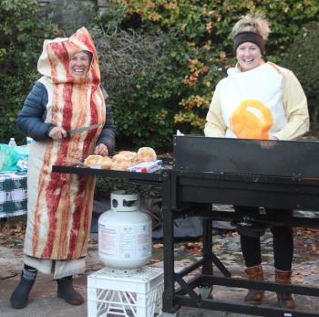 Who can forget Stephanie Hawke in her slab of bacon getup last year? File photo