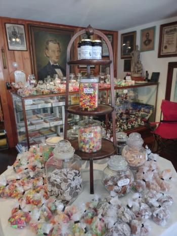 Small sampling of the candies, chocolates and other items in Orne’s Candy Store. ISABELLE CURTIS/Boothbay Register