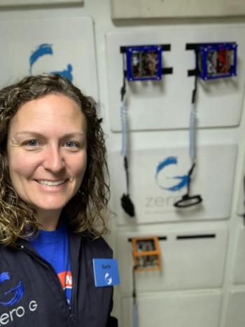 Teacher in space Karin Iuzzolino-Paquin. Courtesy photo