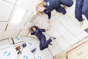 Floating around the cabin of Zero Gravity Corporation’s G-FORCE ONE. Courtesy photo