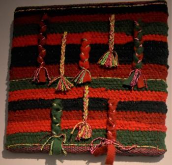 Jill Butke’s “Study in Red and Green.” Jill Butke