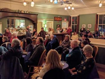 A full house for the return of Open Mic. CANDI JONETH/Boothbay Register