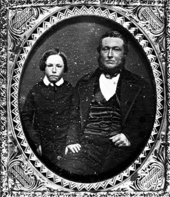 James A. McCobb and his son Willard. Courtesy photo