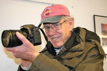 Bob Crink, photographer about town. File photo