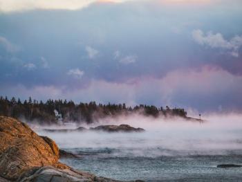 Friday at sunset (Hendricks Head beach). Lisa Dingle photo