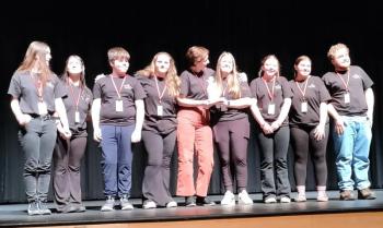 The BRHS Drama Club brings home silver at the regional drama competition. CANDI JONETH/Boothbay Register