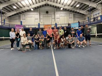 Triples Tennis Tournament on March 8. Courtesy of Allyson Goodwin