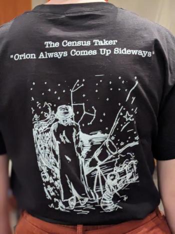 Kai Pitcher designed Robert Frost themed t-shirts for BRHS Drama Club. CANDI JONETH/Boothbay Register