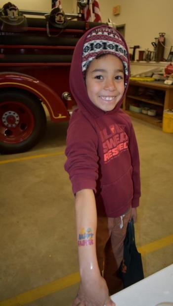 Nice Easter tattoo! LISA KRISTOFF/Boothbay Register