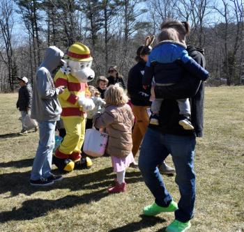Sparky fans! Guess why? LISA KRISTOFF/Boothbay Register