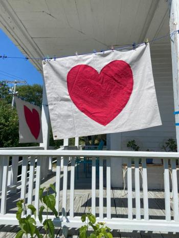 Heart Flags by Jessica Nadeau
