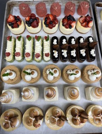 Tugba Ciftci-created pastry treats. Courtesy of Harbor Treats