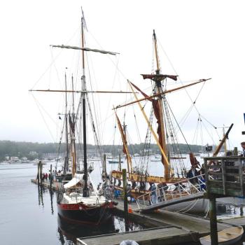 The Must Roos docked in Boothbay Harbor. FRITZ FREUDENBERGER/Boothbay Register