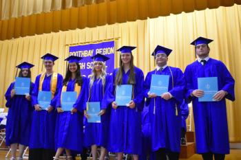 Recipients of the Worthington Scholarship. FRITZ FREUDENBERGER/Boothbay Register