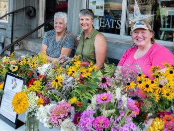 Wiscasset Garden Club, a WAW participant since 2016, is always a happy place to stop for fresh flowers or a friendly chat! Bob Bond photo