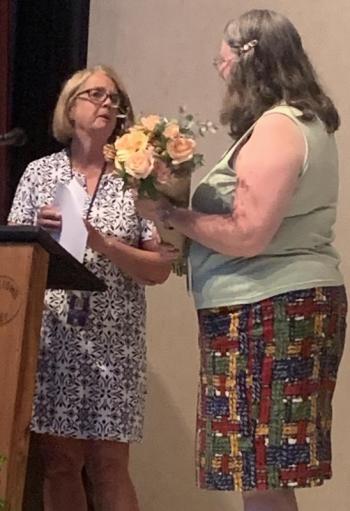 Nancy Rose, right, is retiring after 40 years in education. BILL PEARSON/Boothbay Register