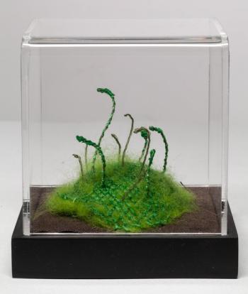“Essence of Seeded Moss” - 4x4x4 - Stephanie Crossman Designs Stephanie Crossman Designs