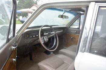 A restored 1965 Ford Falcon wagon with wooden interior trim. FRITZ FREUDENBERGER/Boothbay Register