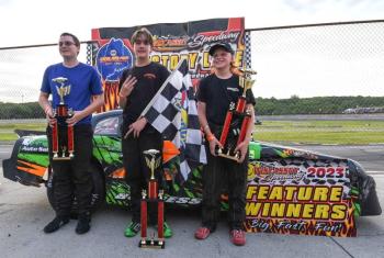 4-Cyl Pro top 3, from left: Josh Hall, Ben Burgess and Reed Reno. S Girard Photography