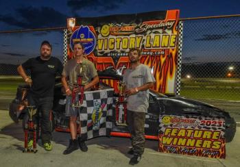 T4 Mini race 2 VL, from left: Zach Audet, Derek Cook and Shane Webber. S Girard Photography