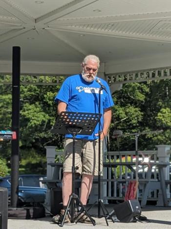 Steven Knockwood, deputy organizing director of Maine Recovery Advocacy Project. CANDI JONETH/Boothbay Register