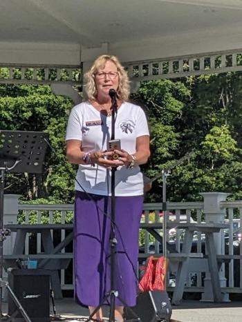 Sharon Bailey, GRASP and ME Team Sharing leader, and mother of Matthew, who died in 2012 of overdose. CANDI JONETH/Boothbay Register