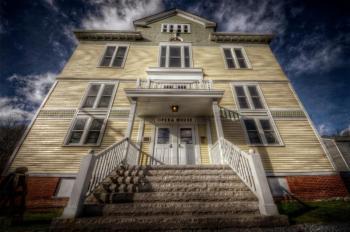 The Opera House at Boothbay Harbor was the image for April 2014 in a Haunted New England calendar created by Ghost Adventures paranormal researcher Jeff Belanger. Frank Grace photo
