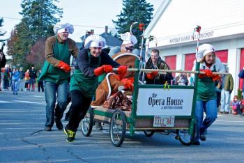 The Bed Races of 2012. Hold on Ginger! Courtesy photo