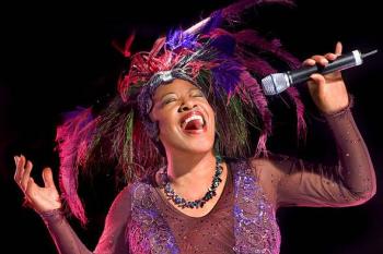 Francine Reed electrifies the House. Robert Mitchell photo