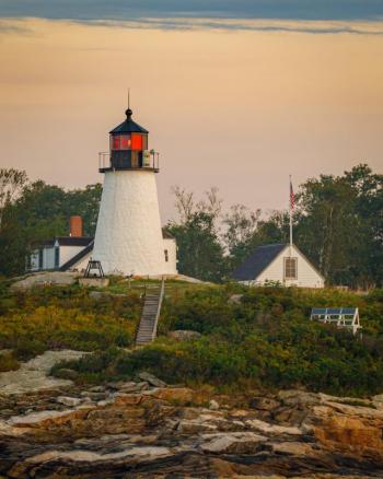 Burnt Island Lighthouse. Mike Leonard photo