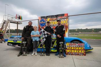 Pro Stock VL, from left: Josh St. Clair Jr. Official Nya Clossey, Kevin Douglass and Jamie Wright. Courtesy of Steve Girard/SGirardPhotography