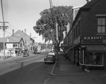 The original Reny's store along historic Route One. from Along Route 1: Maine, New Hampshire, and Massachusetts" (Arcadia Publishing, 2023).