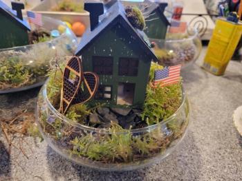 One of the centerpieces the Chapter made for the State Meeting. Courtesy photo